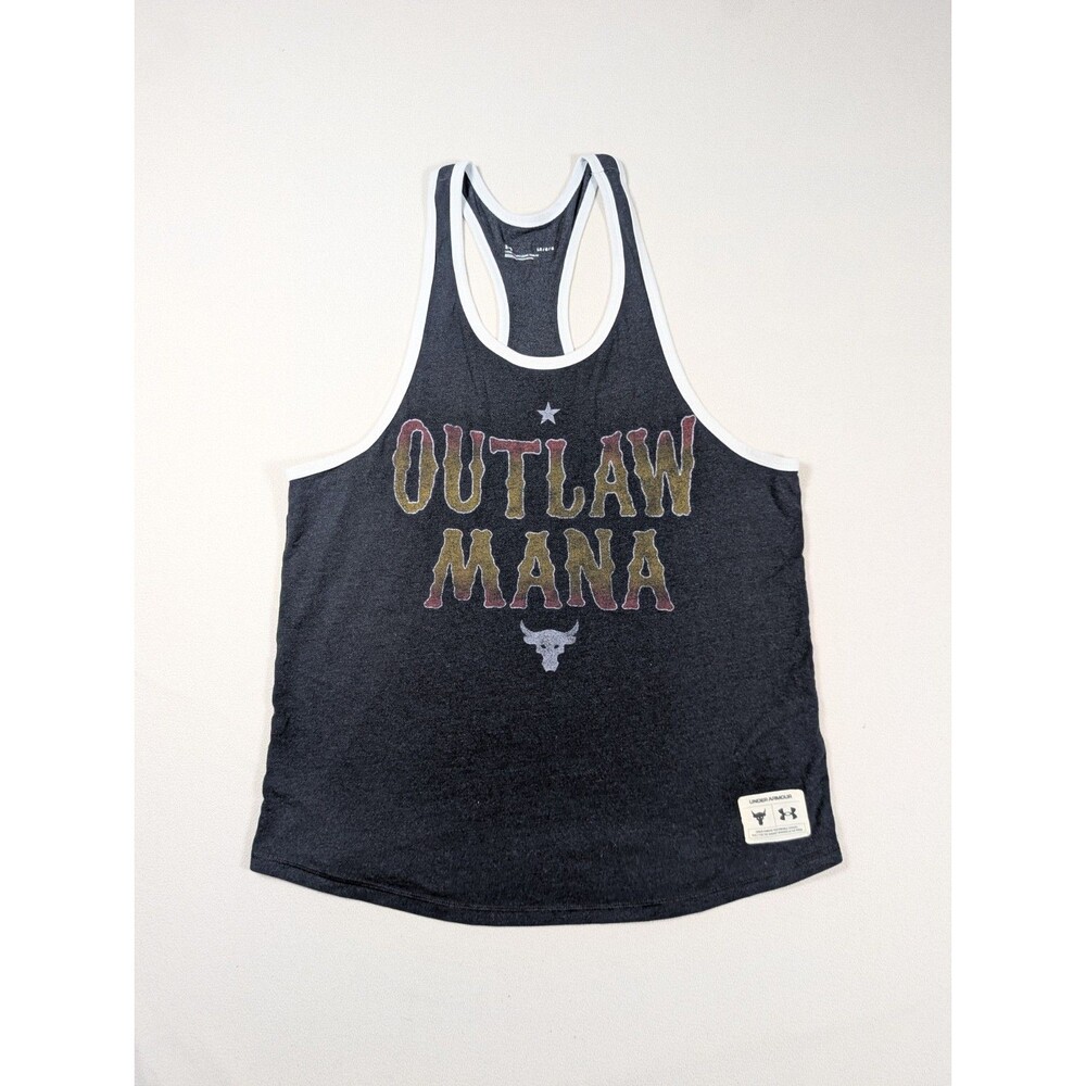 Under Armour Project Rock Outlaw Mana Stinger Muscle Tank Men's L Gym Workout